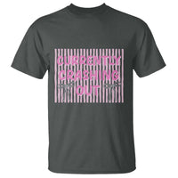 Currently Crashing Out T Shirt Coquette Pink Bow Sarcastic Funny Quote