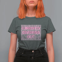 Currently Crashing Out T Shirt For Women Coquette Pink Bow Sarcastic Funny Quote