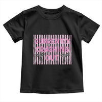 Currently Crashing Out Toddler T Shirt Coquette Pink Bow Sarcastic Funny Quote