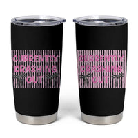 Currently Crashing Out Tumbler Cup Coquette Pink Bow Sarcastic Funny Quote