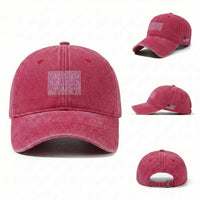 Currently Crashing Out Washed Cotton Baseball Cap Coquette Pink Bow Sarcastic Funny Quote