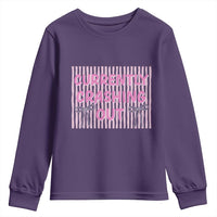 Currently Crashing Out Youth Sweatshirt Coquette Pink Bow Sarcastic Funny Quote