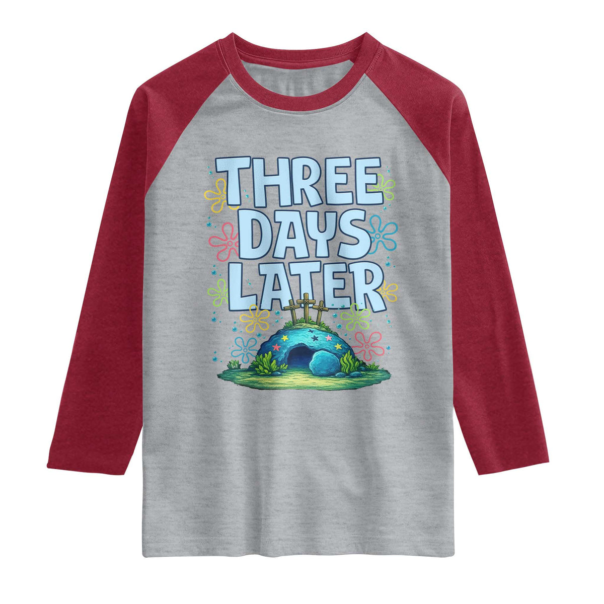 3 Days Later Raglan Shirt Funny Easter Christian