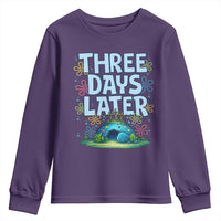 3 Days Later Youth Sweatshirt Funny Easter Christian