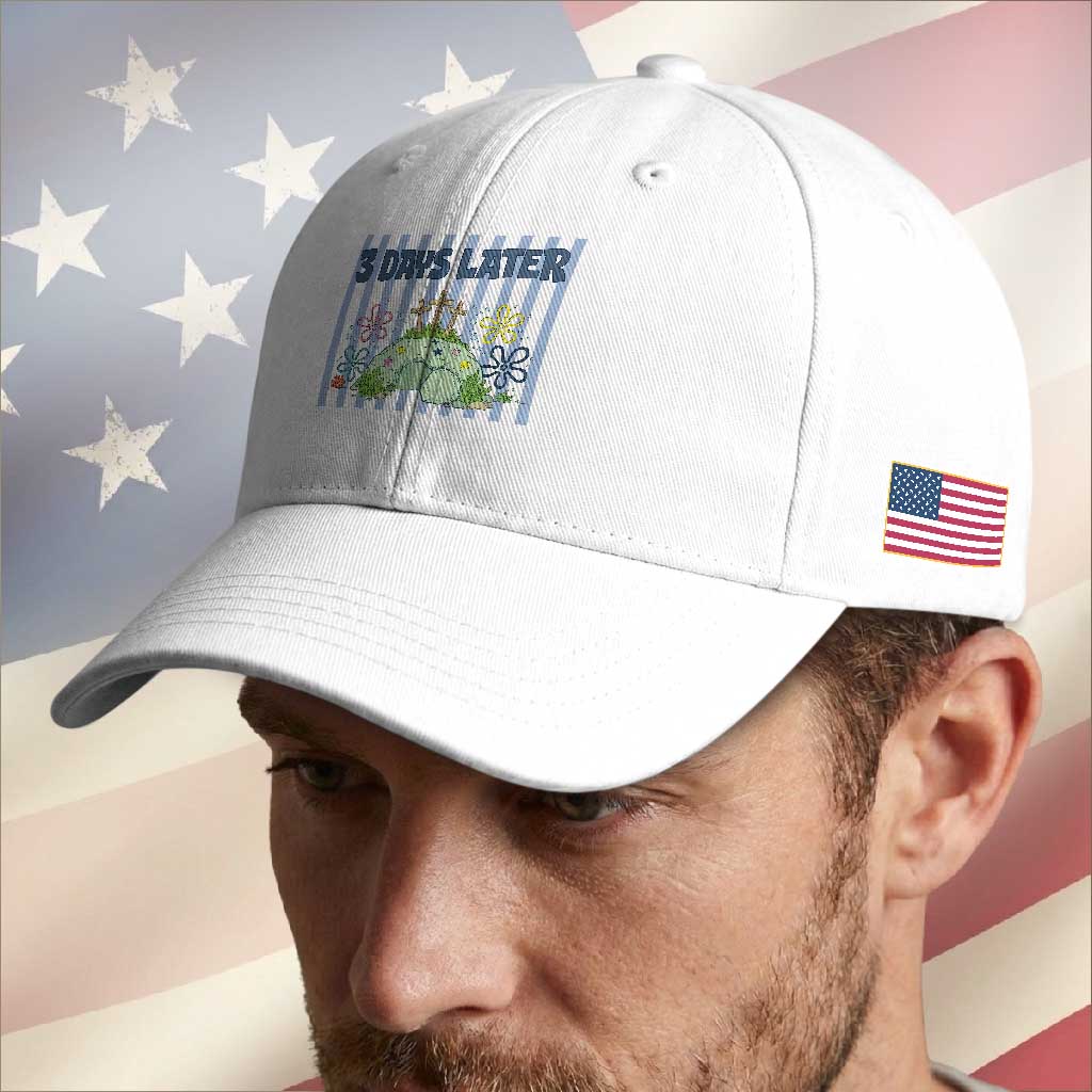 3 Days Later Baseball Cap Funny Easter Christian Faith Meme