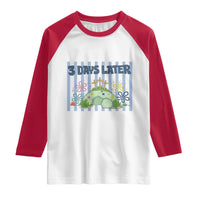 3 Days Later Raglan Shirt Funny Easter Christian Faith Meme