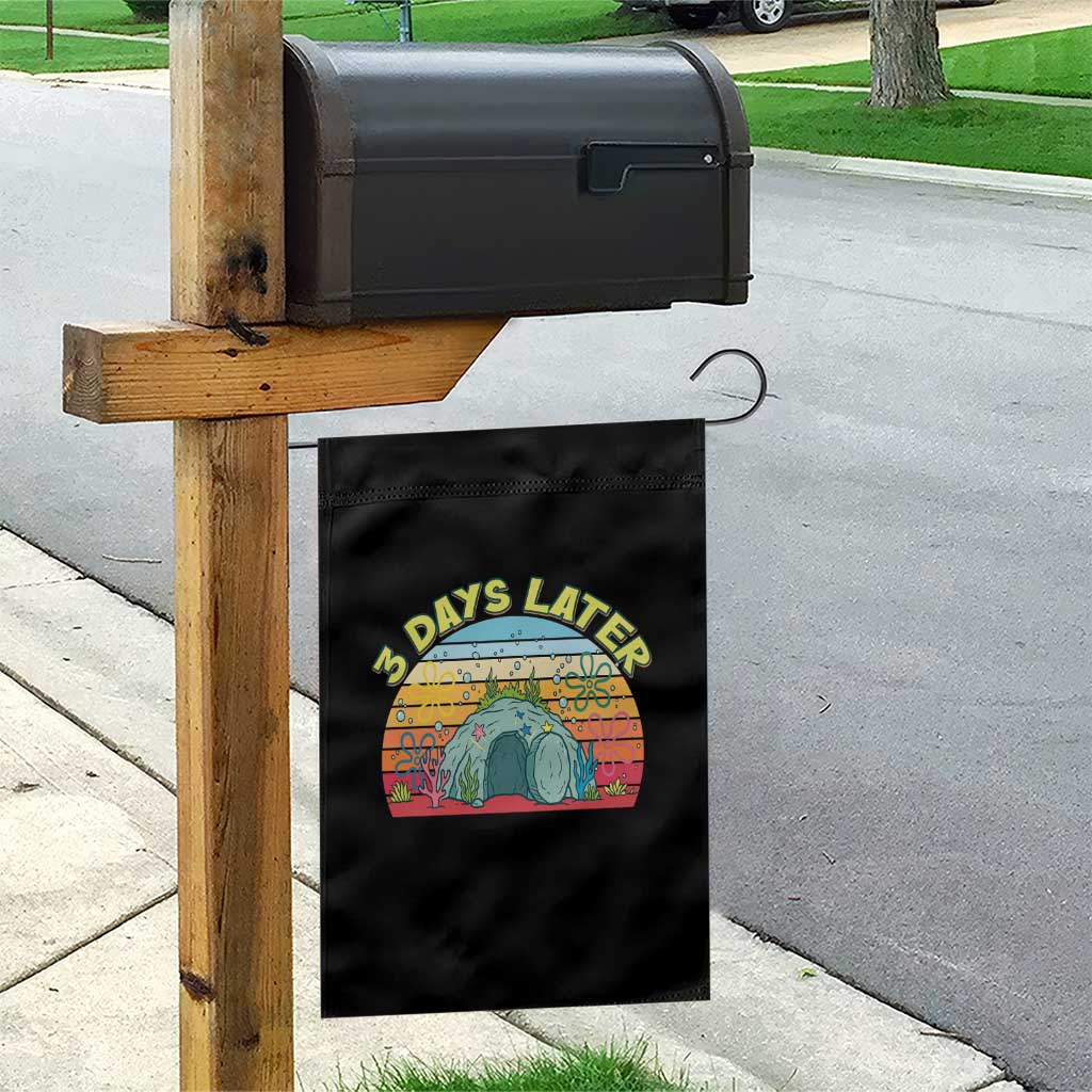 3 Days Later Christian Resurrection Garden Flag Funny Easter Jesus Meme