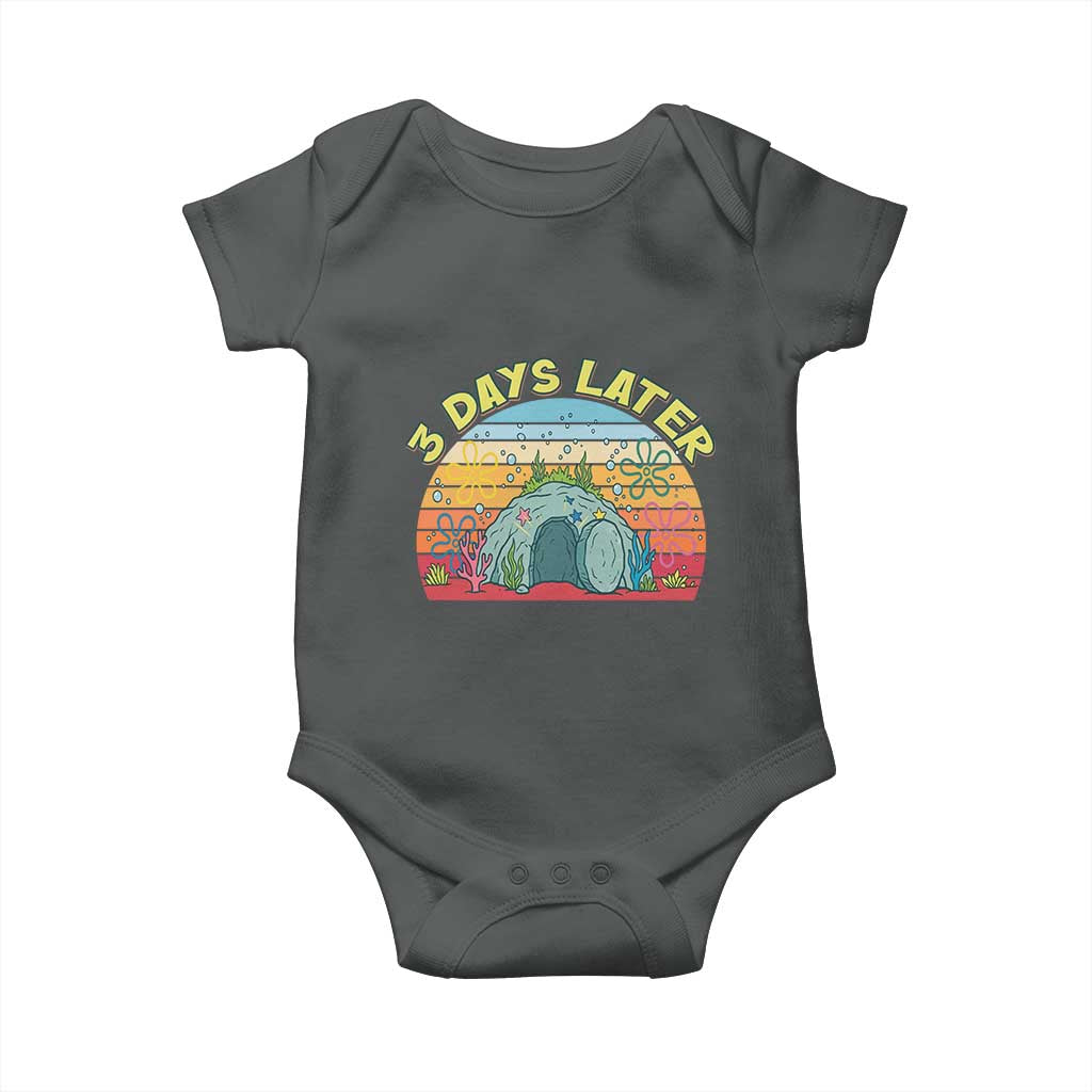 3 Days Later Christian Resurrection Baby Onesie Funny Easter Jesus Meme