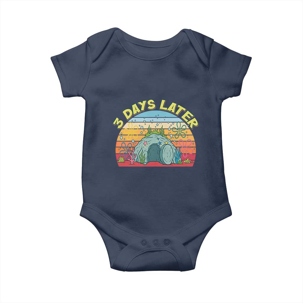 3 Days Later Christian Resurrection Baby Onesie Funny Easter Jesus Meme