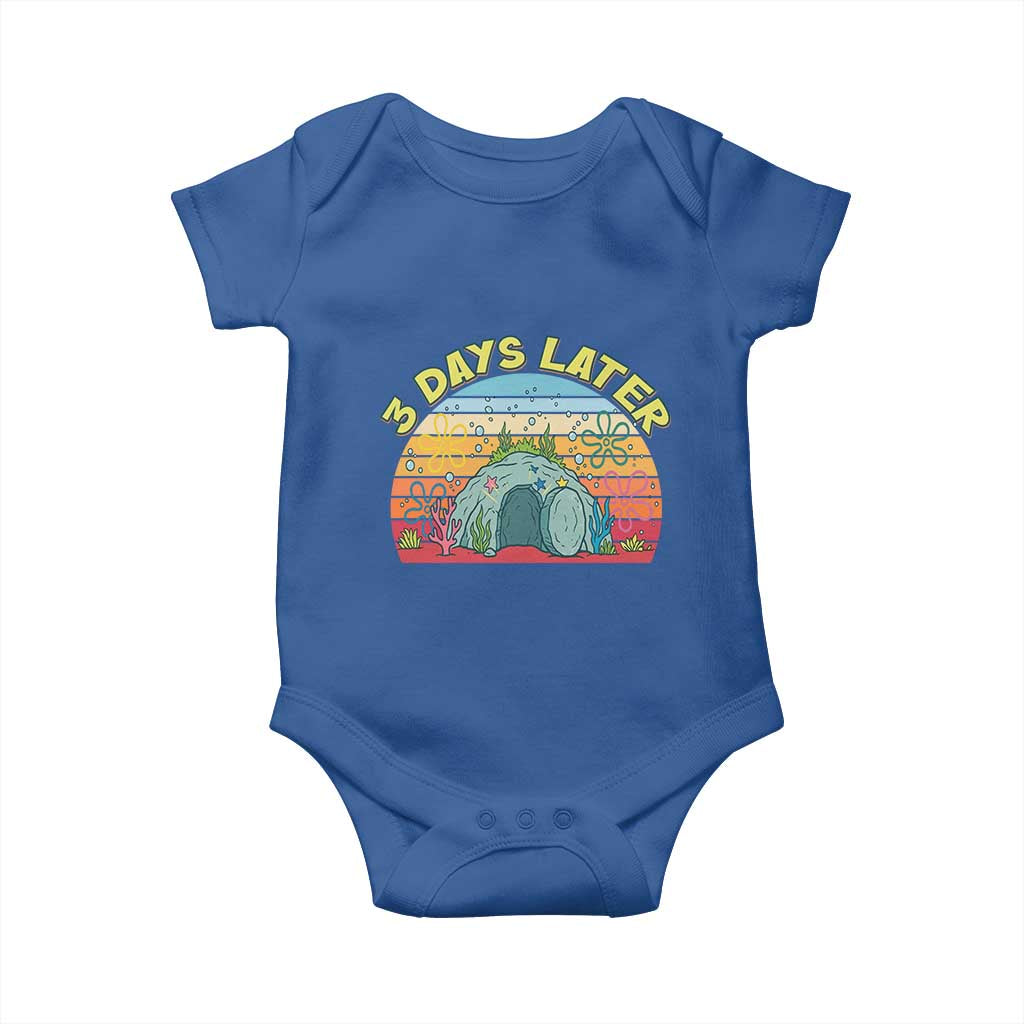 3 Days Later Christian Resurrection Baby Onesie Funny Easter Jesus Meme