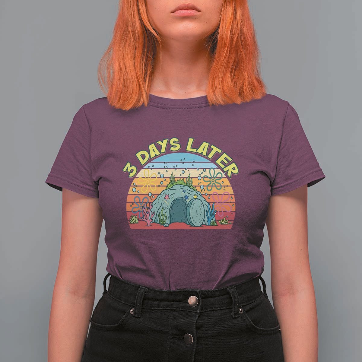 3 Days Later Christian Resurrection T Shirt For Women Funny Easter Jesus Meme