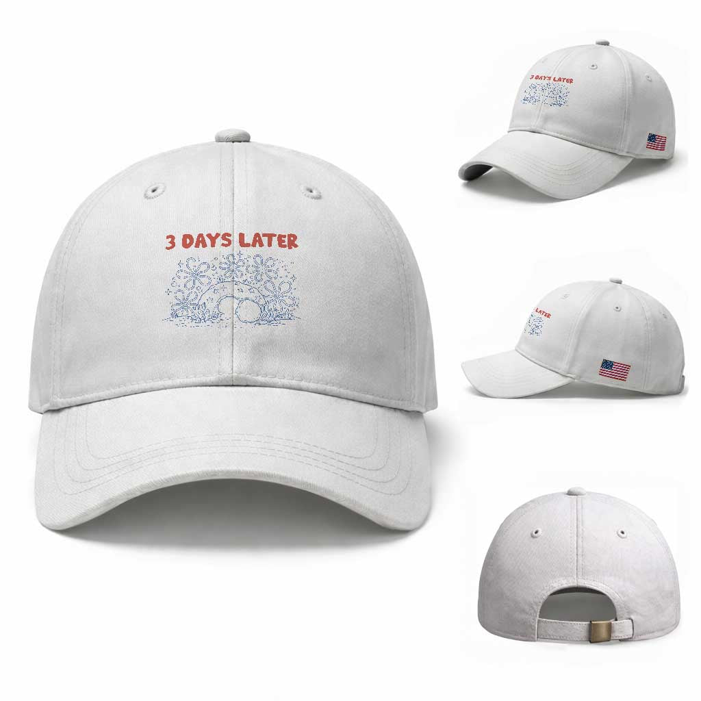 3 Days Later Baseball Cap Funny Easter Jesus Christian Meme