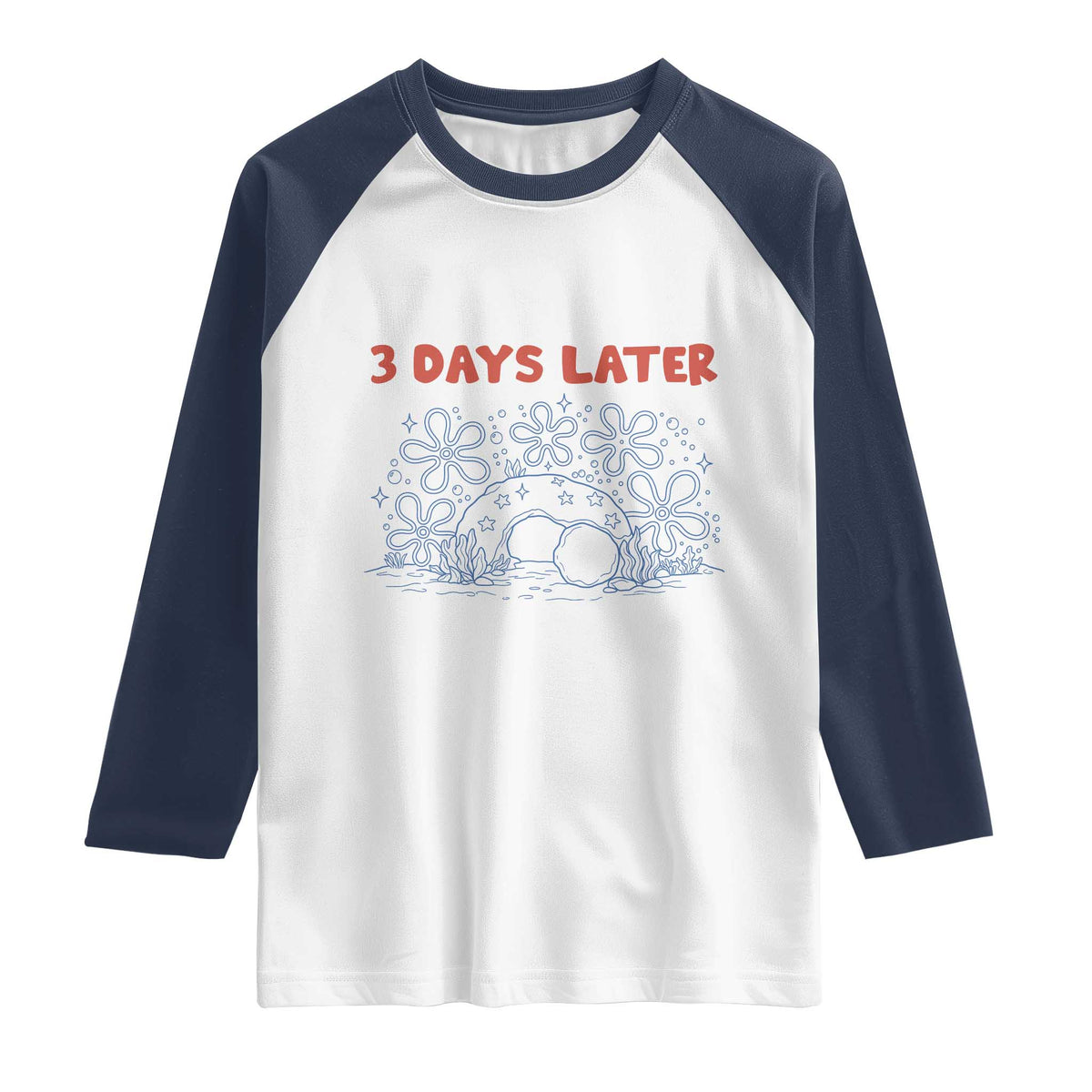 3 Days Later Raglan Shirt Funny Easter Jesus Christian Meme