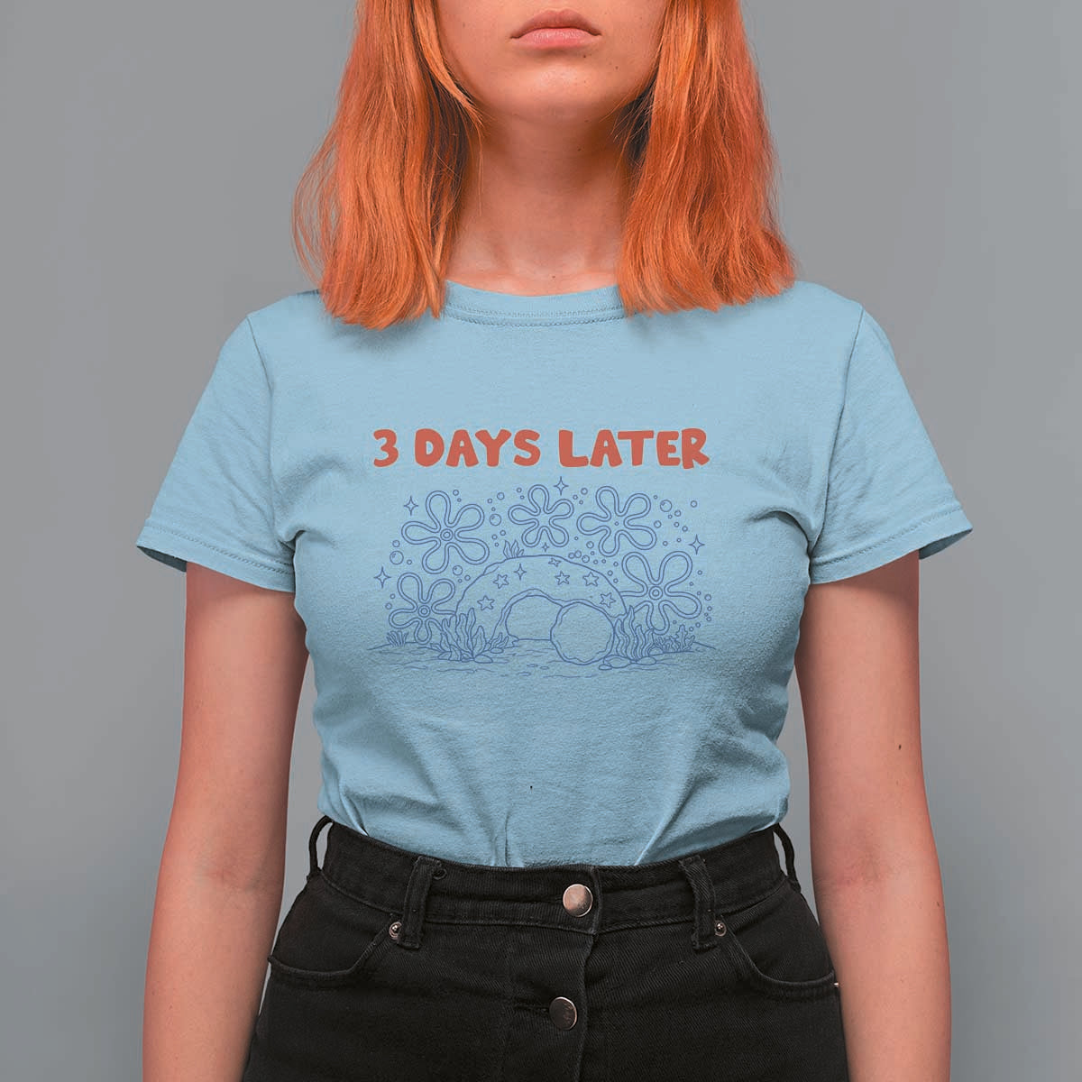 3 Days Later T Shirt For Women Funny Easter Jesus Christian Meme