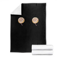 Funny Cinnamon Roll Throw Blanket Double Bakery Meme