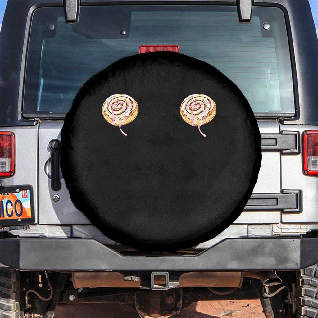 Funny Cinnamon Roll Spare Tire Cover Double Bakery Meme