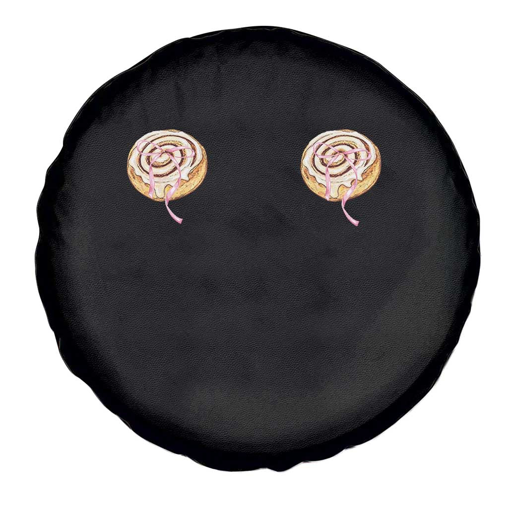 Funny Cinnamon Roll Spare Tire Cover Double Bakery Meme