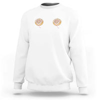 Funny Cinnamon Roll Sweatshirt Double Bakery Meme