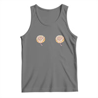 Funny Cinnamon Roll Tank Top Double Bakery Meme
