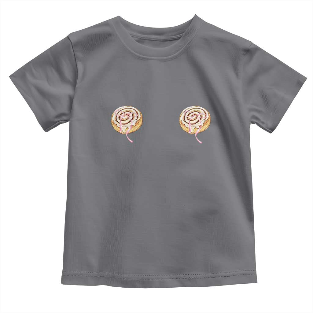 Funny Cinnamon Roll Toddler T Shirt Double Bakery Meme