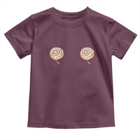 Funny Cinnamon Roll Toddler T Shirt Double Bakery Meme