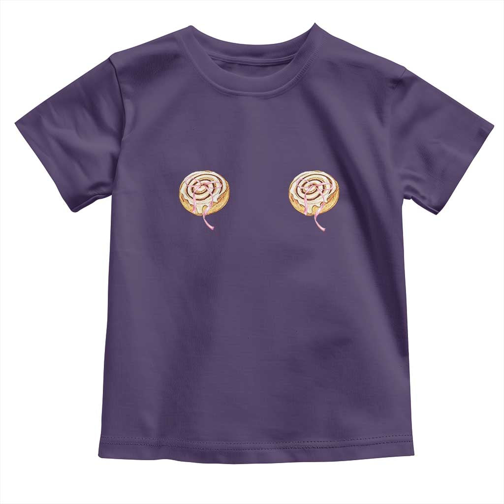 Funny Cinnamon Roll Toddler T Shirt Double Bakery Meme