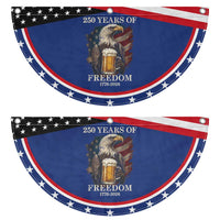 250 Years Of Freedom Patriotic Fan Flag Bald Eagle Drinking Beer American Flag