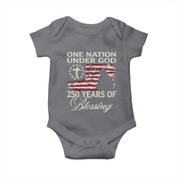 250th Anniversary USA Baby Onesie One Nation Under God 250 Years Of Blessing