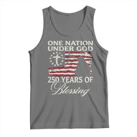 250th Anniversary USA Tank Top One Nation Under God 250 Years Of Blessing