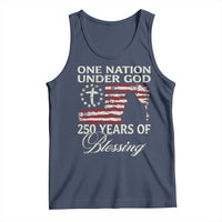 250th Anniversary USA Tank Top One Nation Under God 250 Years Of Blessing