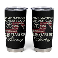 250th Anniversary USA Tumbler Cup One Nation Under God 250 Years Of Blessing