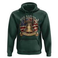 One Nation Under God 250 Years Of Blessing Hoodie Christian Cross Bald Eagle 4th of July