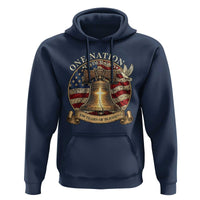 One Nation Under God 250 Years Of Blessing Hoodie Christian Cross Bald Eagle 4th of July