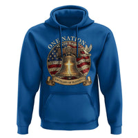 One Nation Under God 250 Years Of Blessing Hoodie Christian Cross Bald Eagle 4th of July