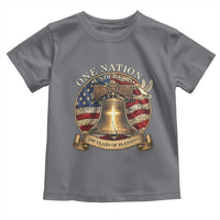 One Nation Under God 250 Years Of Blessing Toddler T Shirt Christian Cross Bald Eagle 4th of July