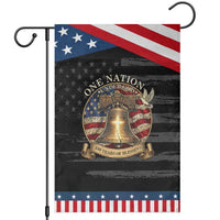 One Nation Under God 250 Years Of Blessing Patriotic Garden Flag Christian Cross Bald Eagle 4th of July