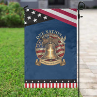 One Nation Under God 250 Years Of Blessing Patriotic Garden Flag Christian Cross Bald Eagle 4th of July