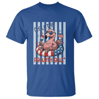 Chill The Fourth Out T Shirt Flamerica Flamingo 4th Of July