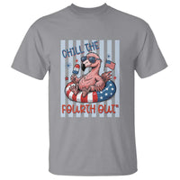 Chill The Fourth Out T Shirt Flamerica Flamingo 4th Of July
