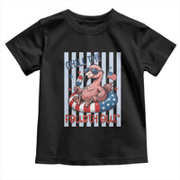 Chill The Fourth Out Toddler T Shirt Flamerica Flamingo 4th Of July