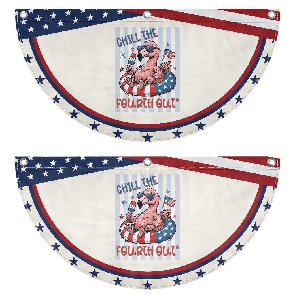 Raccoon 250th Anniversary Patriotic Fan Flag Christmas in July