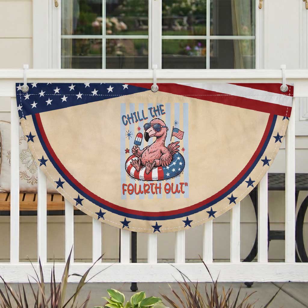 Raccoon 250th Anniversary Patriotic Fan Flag Christmas in July