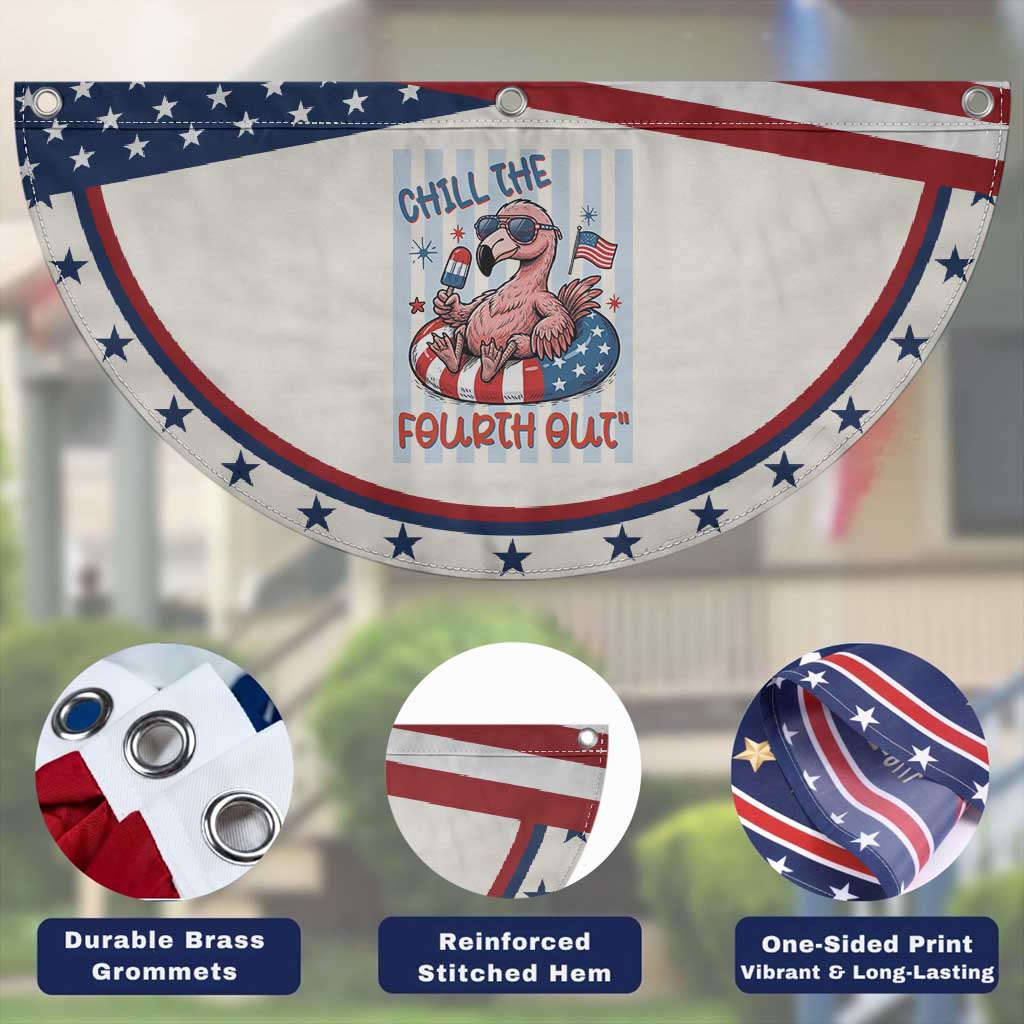 Raccoon 250th Anniversary Patriotic Fan Flag Christmas in July