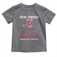 250 Years Anniversary Toddler T Shirt Flamingo 4Th Of July Patriotic USA Independence Flamerica