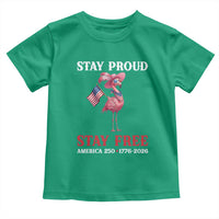 250 Years Anniversary Toddler T Shirt Flamingo 4Th Of July Patriotic USA Independence Flamerica
