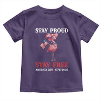 250 Years Anniversary Toddler T Shirt Flamingo 4Th Of July Patriotic USA Independence Flamerica