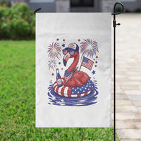 Flamingo 4Th Of July Patriotic USA American Flag Garden Flag