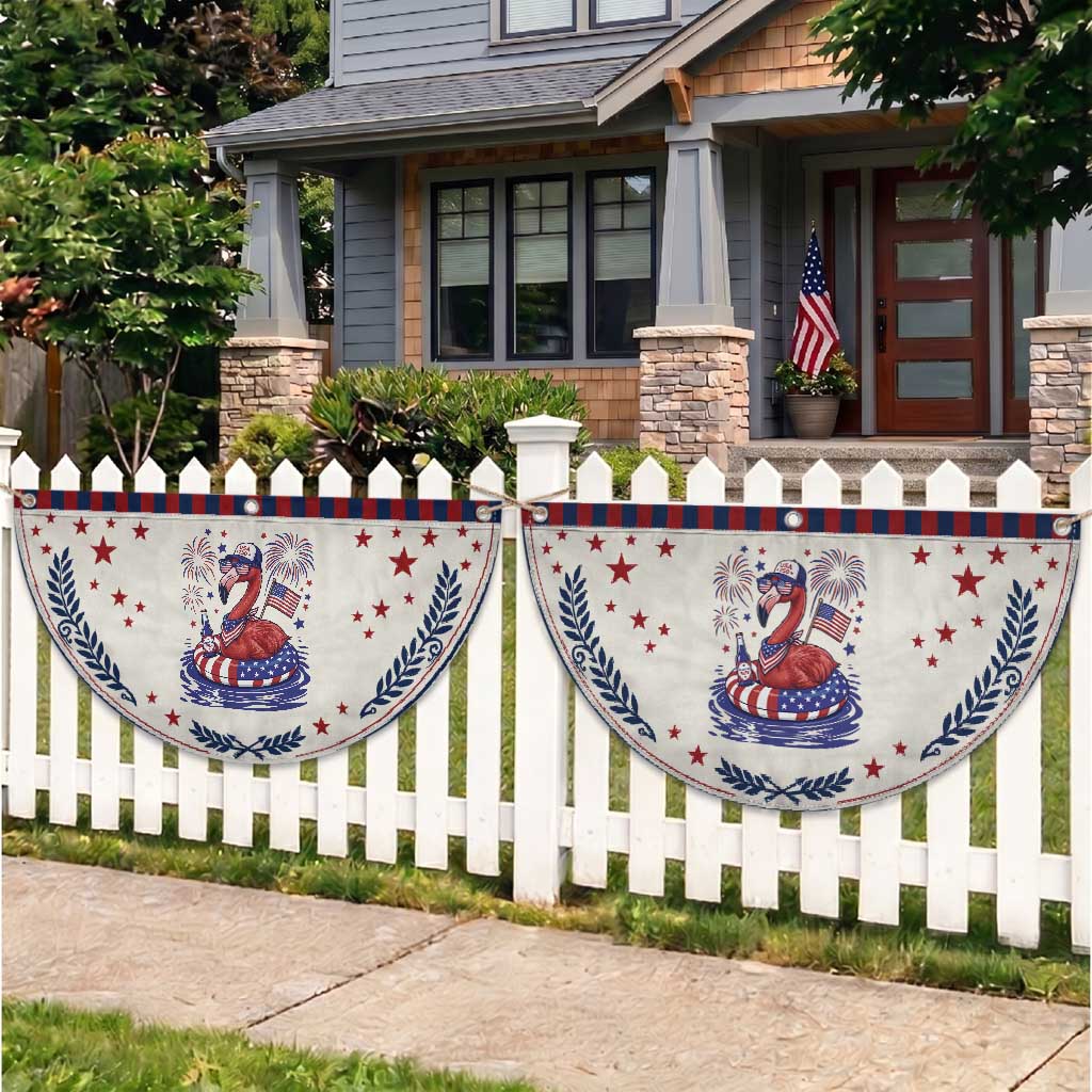 250 Years Anniversary Patriotic Fan Flag Flamingo 4Th Of July USA Independence Flamerica