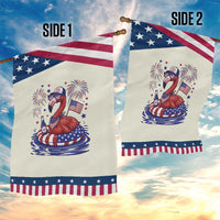 Flamingo 4Th Of July USA American Flag Patriotic Garden Flag