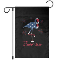 Flamingo 4Th Of July Patriotic USA Independence Flamerica Garden Flag